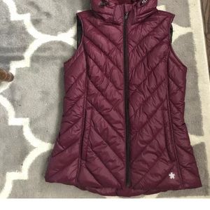 Tek Gear Puffy Puffer Quilted Vest Size Small